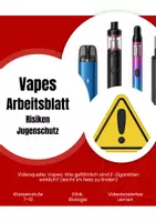 Vorschau - Arbeitsblätter - Vapes - Deckblatt