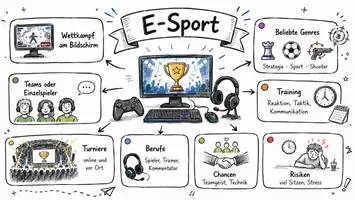 Vorschau - Arbeitsblätter - Arbeitsblätter mit Dialog zum Thema "E-Sport" + Infografik - Seite 3