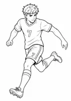 Voorbeeld - WK Voetbal 2026 Kleurplaten | Voetballers om in te Kleuren - Pagina 1