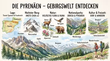 Vorschau - Arbeitsblätter - Arbeitsblätter zum Thema "Pyrenäen" (Lückentext, Hörverstehen) + Lösung & MP3 + Infografik - Seite 3