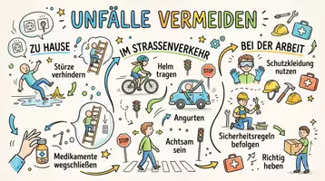 Vorschau - Arbeitsblätter - Lernposter + Arbeitsblätter zum Thema "Unfall" (Lückentext, Hörverstehen) + Lösung & MP3 + Infografik - Seite 2