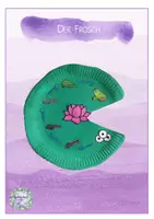 Vorschau - Stundenentwürfe - Der Frosch - Bastelanleitung Lebenszyklus FREEBIE - Deckblatt