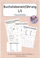 Vorschau - Arbeitsblätter - Buchstabeneinführung Ll - Arbeitsblätter - Deckblatt