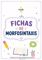 Vista previa - Hojas de trabajo - Fichas de morfosintaxis - página 1