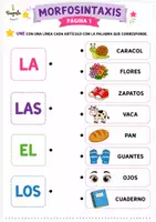Vista previa - Hojas de trabajo - Fichas de morfosintaxis - página 2