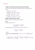 Vorschau - Arbeitsblätter - Mathe_Umgang_mit_Wurzeln_Gymnasium - Seite 1