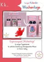Vorschau - Fördermaterial/Inklusion - 🗓️Wochentage lernen mit Silbenschrift – Ergänzungsset für Tageskalender - Deckblatt