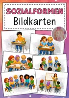 Vorschau - Bildkarten - Sozialformen Grundschule - Deckblatt