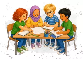 Vorschau - Bildkarten - Sozialformen Grundschule - Seite 3