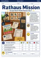 Vorschau - Spiele - Rathaus Mission Escape Room Gemeinde Klasse 5 bis 7 - Deckblatt