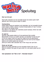 Voorbeeld - Kaartjes voor 'wie is het' spel. thema menselijk lichaam. - Pagina 3