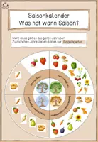 Vorschau - Arbeitsblätter - Was wir wann ernten - Obst, Gemüse & Co | Saisonkalender | Sachtexte - Seite 2