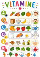 Vorschau - Poster - Ernährungsplan-Poster für Kita & Klassenzimmer – Gesunde Ernährung spielerisch lernen - Seite 3