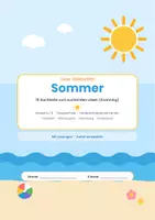 Vorschau - Arbeitsblätter - Sommer_Lese-Werkstatt_Sachtexte - Deckblatt
