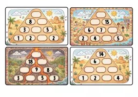 Vista previa - Juegos / Gamificación - Pirámides de sumas - página 3
