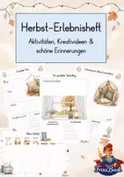 Vorschau - Stundenentwürfe - Mitwachsendes Materialpaket Herbst Deutsch/Kunst Klasse 2/3 - Deckblatt