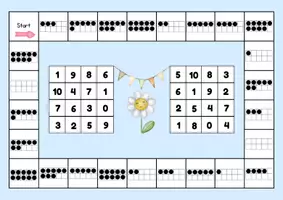 Vorschau - Spiele - Zahlen-Bingo bis 10 – Zehnerfelder spielerisch erkennen - Deckblatt