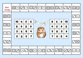 Vorschau - Spiele - Zahlen-Bingo bis 10 – Würfelbilder addieren - Deckblatt
