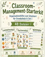 Vorschau - Arbeitsblätter - Classroom Management Starterkit – 48 Hilfen für Routinen & Regeln - Deckblatt