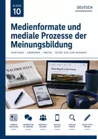 Vorschau - Stundenentwürfe - Medienformate & Meinungsbildung – Komplette Unterrichtsreihe Deutsch Klasse 10 (8 Doppelstunden) | inkl. Präsentation, Klassenarbeit & Erwartungshorizont - Deckblatt