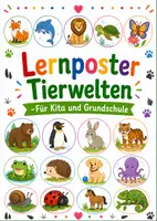 Vorschau - Poster - Lernposter „Tierwelt“ – Tiere spielerisch kennenlernen - Deckblatt