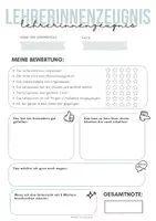 Vorschau - Anderer Materialtyp - Zeugnis für Lehrpersonen (Feedbackbogen) - Seite 1