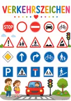 Vorschau - Poster - Lernposter „Verkehr & Fahrzeuge“ – Mobilität spielerisch entdecken - Seite 1