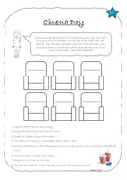 Vorschau - Arbeitsblätter - Logicals (+Read and Colour) - Cinema, Shopping, Robots - Seite 1