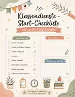 Vorschau - Poster - Klassendienste & Klassenorganisation – 24 Vorlagen zum Schulstart - Seite 3