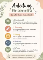 Vorschau - Poster - Klassendienste & Klassenorganisation – 24 Vorlagen zum Schulstart - Seite 2