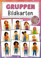 Vorschau - Bildkarten - Gruppeneinteilung Stationskarten - Deckblatt