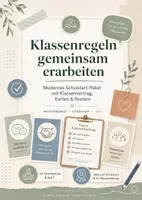 Vorschau - Arbeitsblätter - Klassenregeln gemeinsam erarbeiten – Materialpaket für Schulstart, Klassenleitung & soziales Lernen für die Sek I - Deckblatt