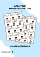 Vorschau - Aufgabenkarten - Body Talk Conversation Cards (More 4 Unit 9 Tattoos) Piercings Clothes Tattoos - Deckblatt