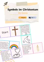 Vorschau - Spiele - Christliche Symbole - ein Domino - Deckblatt