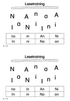 Vorschau - Arbeitsblätter - Leseblätter zur Jojo-Fibel Klasse 1, alle Buchstaben - Seite 1