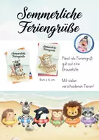 Vorschau - Poster - Feriengruß für die Sommerferien - Deckblatt