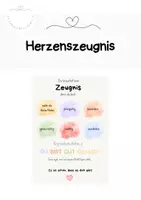 Vorschau - Poster - Herzenszeugnis - das wahre Zeugnis - Deckblatt