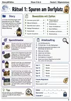 Vorschau - Spiele - Der Werwolffall von Nebeldorf Escape Room Klasse 5 bis 6 Leselogik und Beweise kombinieren - Seite 2