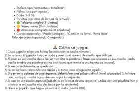 Vista previa - Juegos / Gamificación - Snakes and Ladders Board Game A4 - página 1
