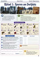 Vorschau - Spiele - Das Geheimnis im Gruseldorf Escape Room Klasse 5 bis 6 Leselogik und Beweise kombinieren - Seite 2