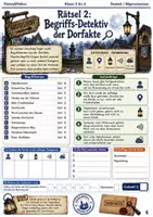 Vorschau - Spiele - Das Geheimnis im Gruseldorf Escape Room Klasse 5 bis 6 Leselogik und Beweise kombinieren - Seite 3