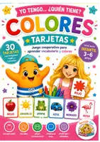 Vista previa - Unidades / Secuencias / Situaciones de Aprendizaje - Tarjetas “Yo tengo… ¿Quién tiene?” – Colores | Juego cooperativo para Infantil (3-6 años) - Portada