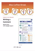 Vorschau - Arbeitsblätter - Writing a comment / Commenting (Method Sheet with Language Support / EF - Q1 - Q2) - Deckblatt