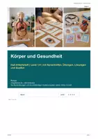 Vorschau - Arbeitsblätter - DaZ-Levelheft 11: Körper und Gesundheit - Deckblatt