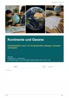 Vorschau - Arbeitsblätter - DaZ-Levelheft 22: Kontinente und Ozeane - Deckblatt