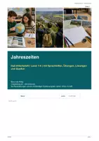 Vorschau - Arbeitsblätter - DaZ-Levelheft 25: Jahreszeiten - Deckblatt