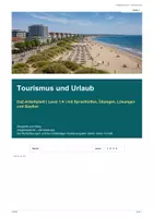 Vorschau - Arbeitsblätter - DaZ-Levelheft 36: Tourismus und Urlaub - Deckblatt