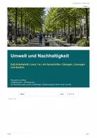 Vorschau - Arbeitsblätter - DaZ-Levelheft 40: Umwelt und Nachhaltigkeit - Deckblatt