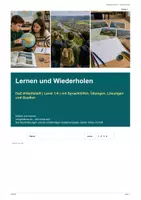 Vorschau - Arbeitsblätter - DaZ-Levelheft 47: Lernen und Wiederholen - Deckblatt