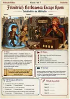 Vorschau - Spiele - Friedrich Barbarossa Escape Room Klasse 5 bis 7 Zeitdetektive im Mittelalter - Deckblatt